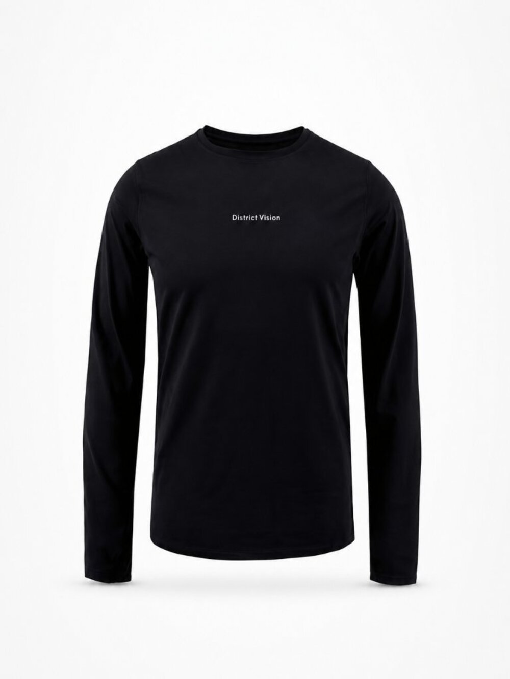 District Vision Aloe Long Sleeve Black - Mens XL